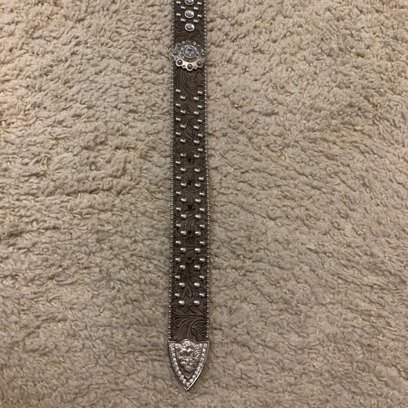 Blazin Roxx Western Bling Belt W/Bling main image 7